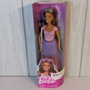 Barbie Doll AFB American Foundation For The Blind Pink Top and Purple Skirt